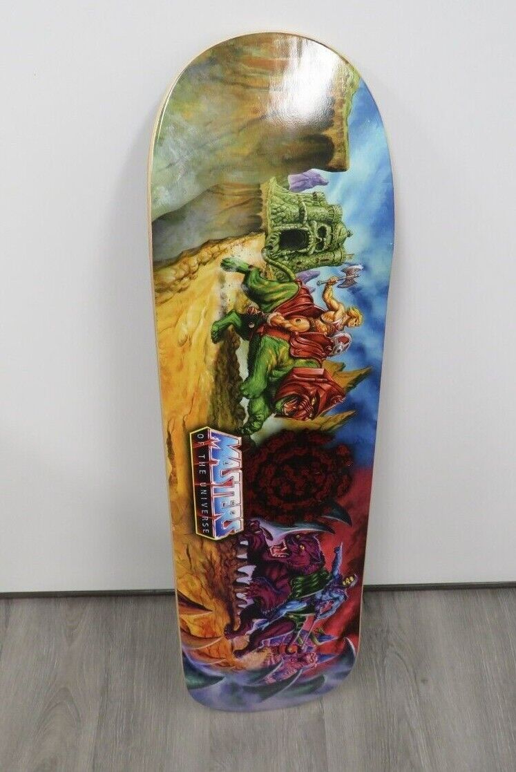 konsol bule Pine He-Man Skeletor Battle Element Masters Of The Universe MOTU Skateboard Deck  | eBay