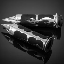 For Honda Shadow ACE Spirit VT 750 1100 VTX 1300 Suzuki Chrome Hand Grips 1" US