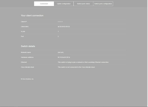 Cisco Meraki MS220-24-HW Cloud Managed 24x 1G Ethernet Managed L2 Switch CLAIMED - Picture 5 of 8