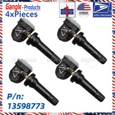 4PCS 13598773 Tire Pressure Sensors 433MHz TPMS for BUICK 2017 2018 LaCrosse CT6