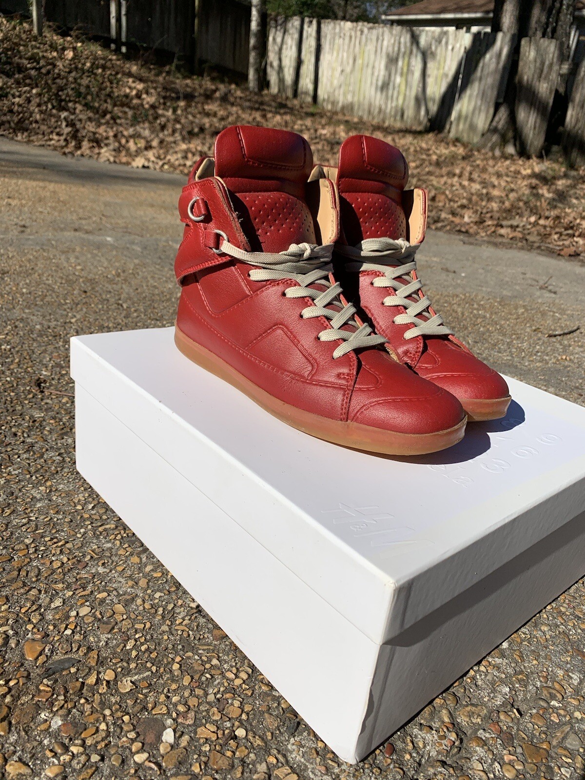 hm Maison Martin Margiela Red High Top sneaker 40 |