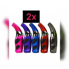 SCORCH   TORCH  2 x   TORCH  GAS  BUTANE  LIGHTERS,BRAND NEW, ((COLOR VARY))