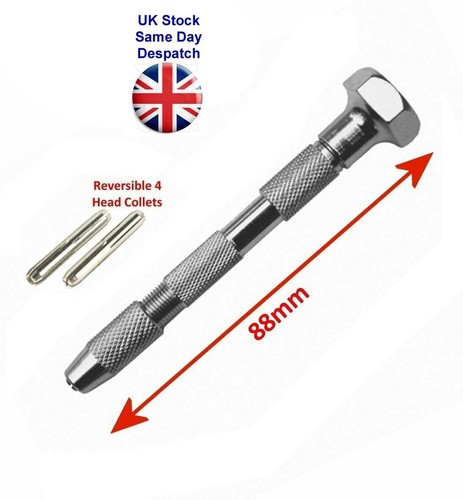 Präzisionsstift Schraubstock drehbarer Kopf 4 Größe Stahlspanne 2er Set Messingkörper - Bild 1 von 3