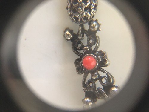 Vintage Florenza Signed Tagged Bracelet Silver Tone With Blue Red & Green Stones - Picture 4 of 7