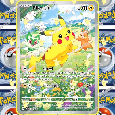 Pokemon 151 Cards PALDEAN ADVENTURE CHEST PIKACHU IR SVP088 BLACK