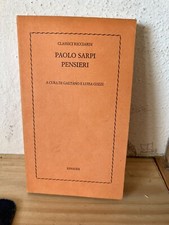 PAOLO SARPI PENSIERI A CURA DI GAETANO E LUISA COZZI EINAUDI 1976