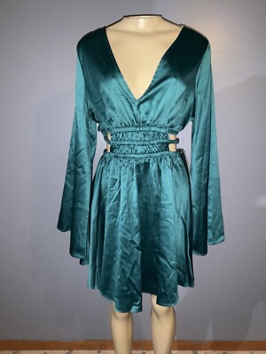 Justify Women s Green Dress Size Médium 