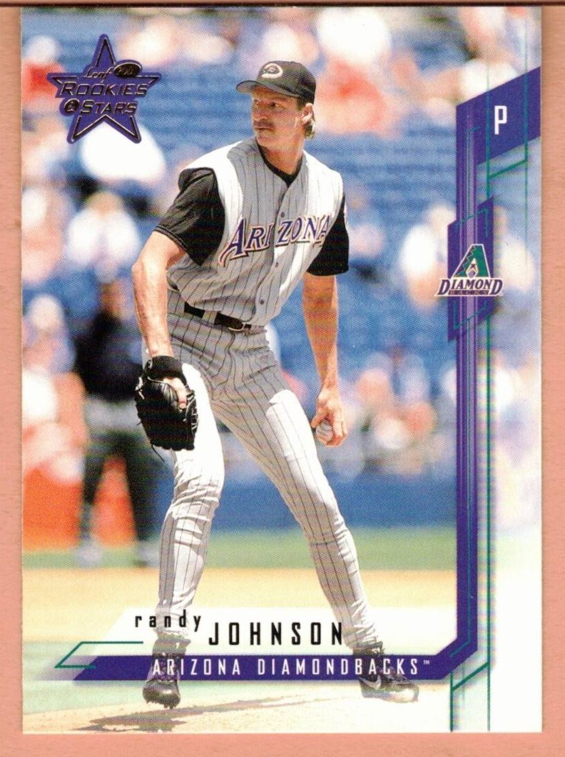 Randy Johnson 2001 Leaf Rookies and Stars