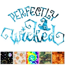 Perfectly Wicked Witch - Decal Sticker - Multiple Patterns & Sizes - ebn7213