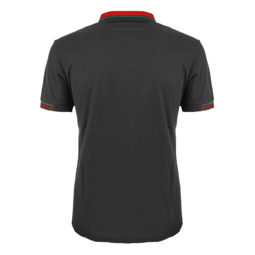 Polo Hombre Algodón Elastizado Mangas Cortas Cortas Camiseta Calce Ajustado I... - Imagen 9 de 18