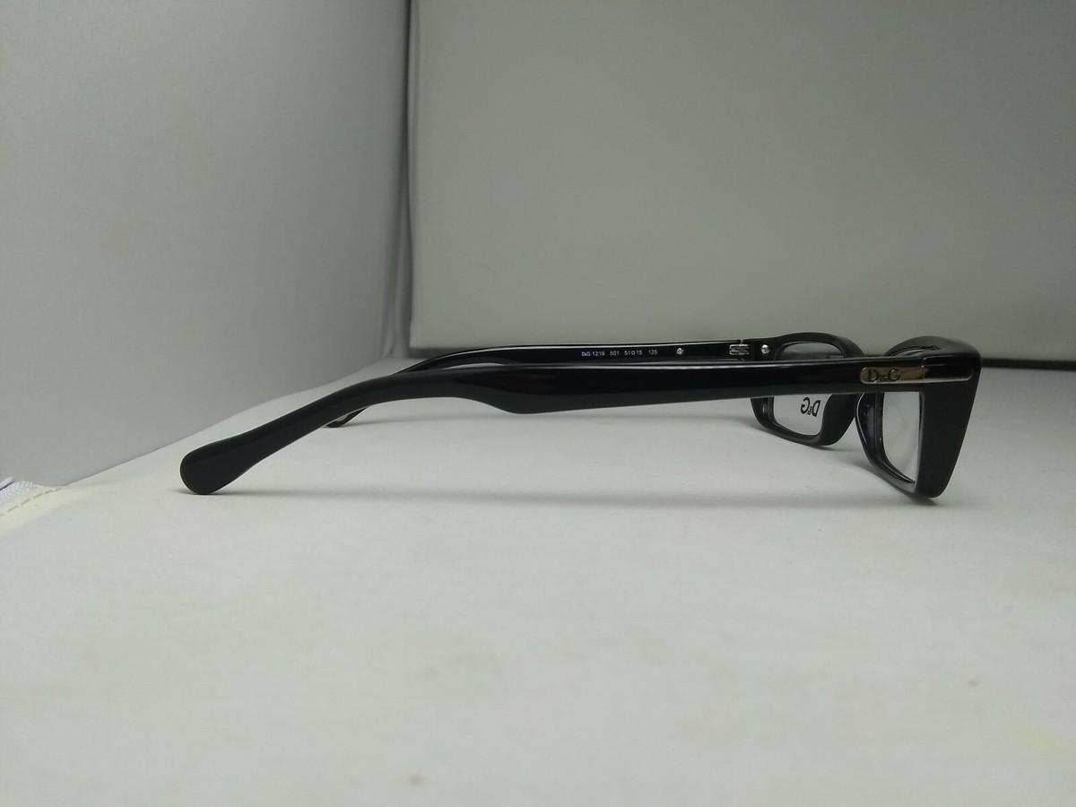 Dolce Gabbana DG 1219 501 POLISHED BLACK 51-15-135 5835 | eBay display picture 2