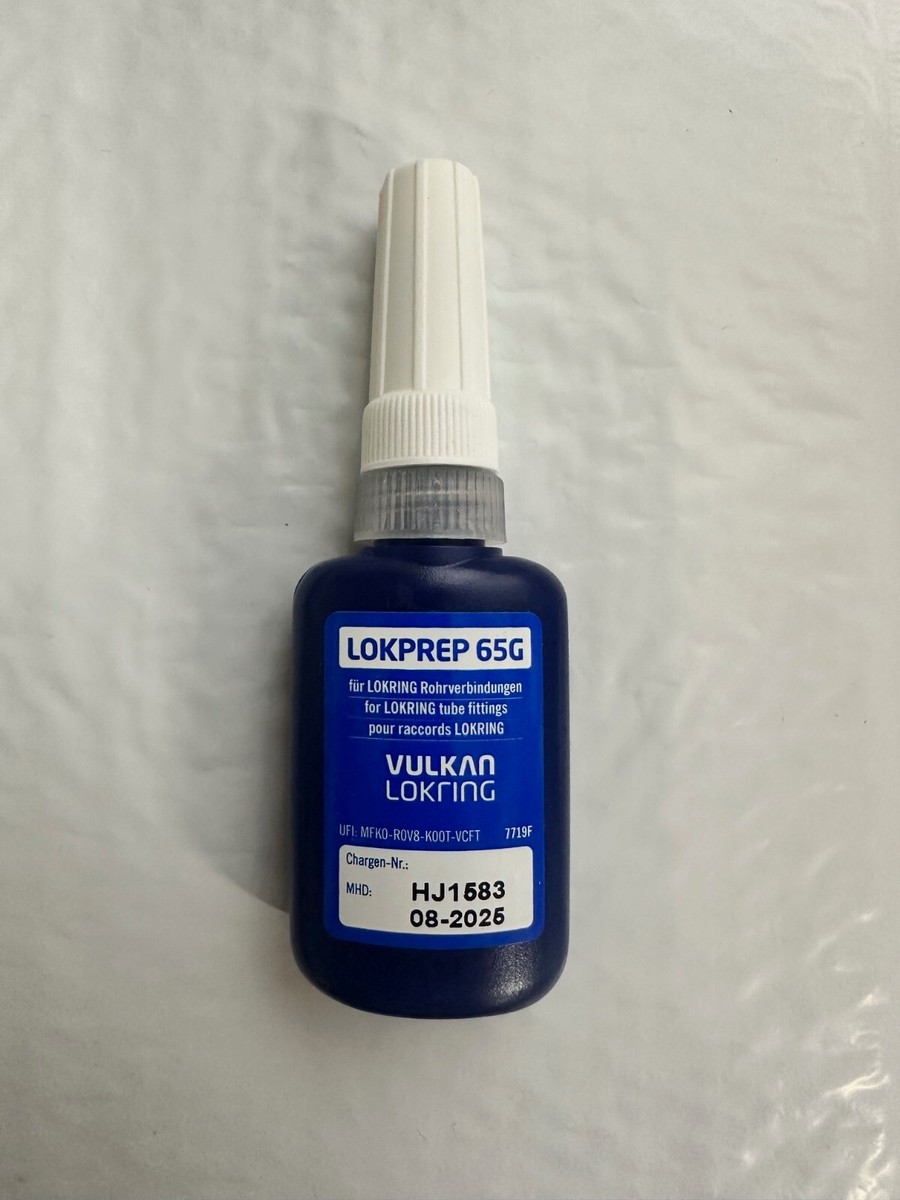 NEW VULKAN LOKRING APPLIANCE L14000878 LOKPREP 65G 15ML BOTTLE
