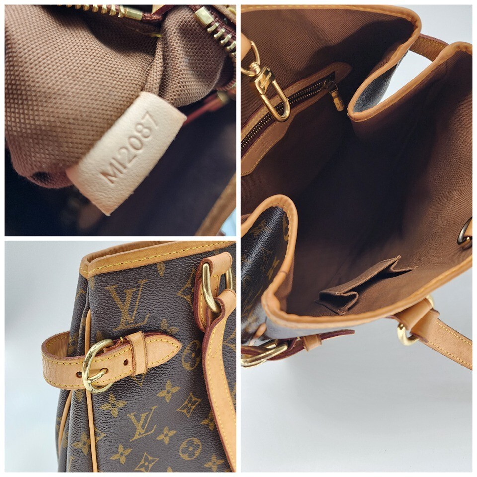 Louis Vuitton Batignolles Vertical MM Tote Monogram Canvas Good Condition