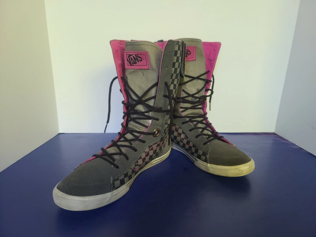Vans cheap grey boots