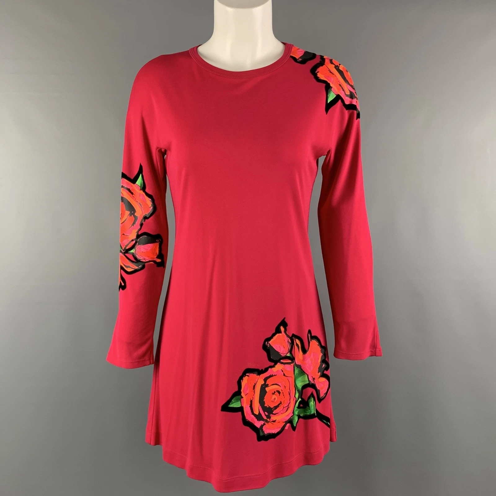 LOUIS VUITTON（LV） Abito a maniche lunghe multicolore floreale Louis Vuitton Stephen Sprouce taglia 4