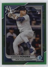 2024 Bowman Chrome Green Refractor 19/99 Everson Pereira #72 0w3