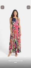 Eliza J  Floral Maxi Dress Wedding Party Special Occasion 8 EUC