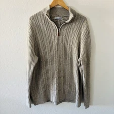 Tommy Bahama Quarter Zip Pullover Sweater Size XL