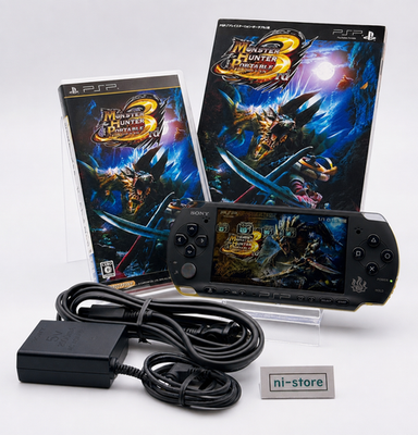 Sony PSP-3000 Console Monster Hunter 3rd Limited Region Free w/etc