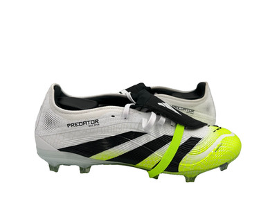 Adidas Men's Predator Pro FG Lace Up Soccer Cleats White/Lime Size:9.5 121C