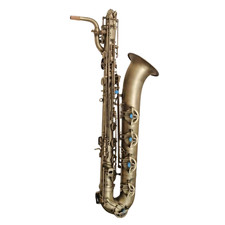 Eastern Music Pro Antique Bronze Baritone Saxophone-Low A, Front F  High F Key