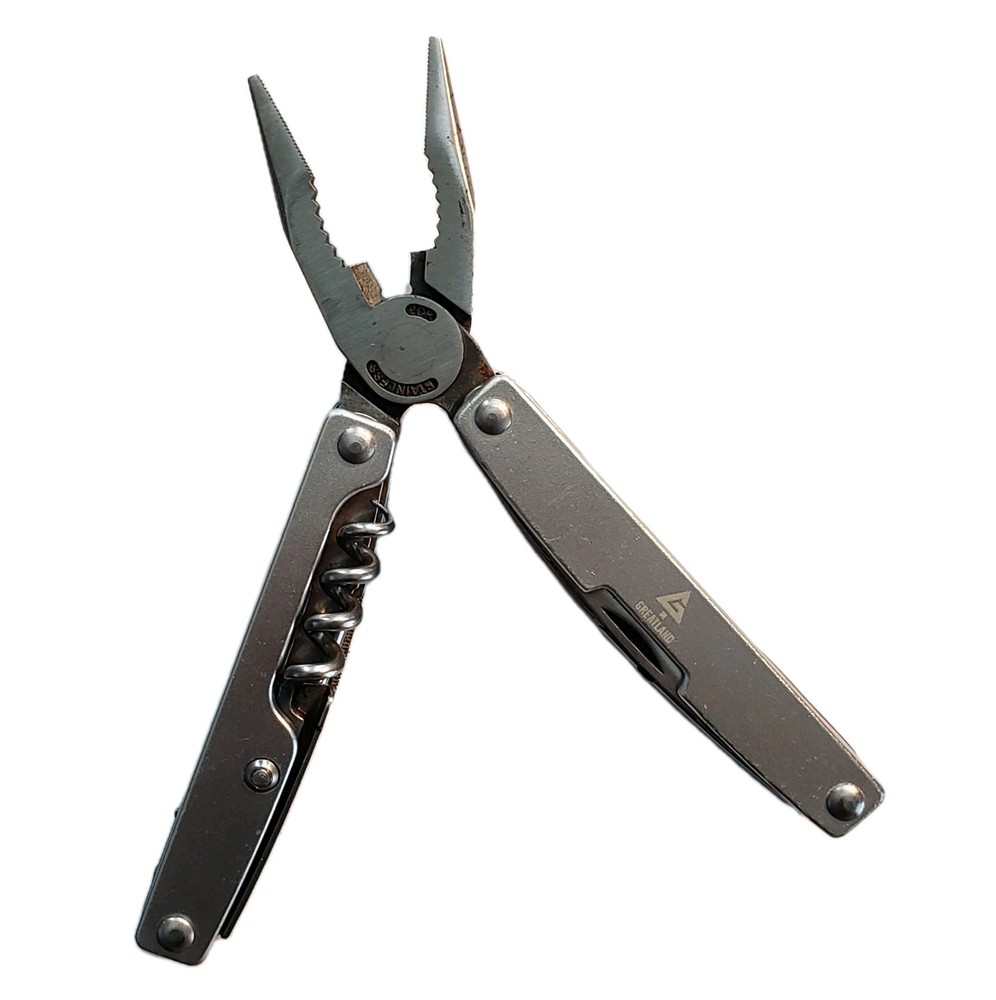 Stainless Steel Multi Tool with 13 Functions - Greatland Survival Pocket Knife and Pliers