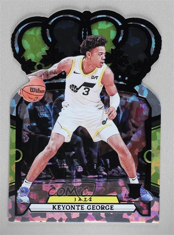 2023 Panini Crown Royale FOTL Black Crystal 1/4 Keyonte George #92 Rookie RC 5l2