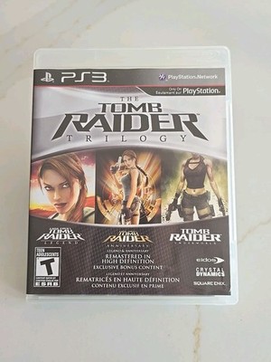 The Tomb Raider Trilogy (Sony PlayStation 3 PS3) Complete CIB- TESTED