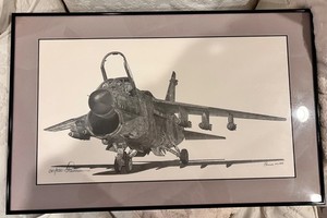 Joe Plummer Lithograph Vintage Aviation Print A7 size 27x17 inches 247 of 950