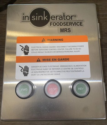 Insinkerator 15259A Panel Control Mrs-15 208/230V - Disposer Switch 1/2 -2 HP