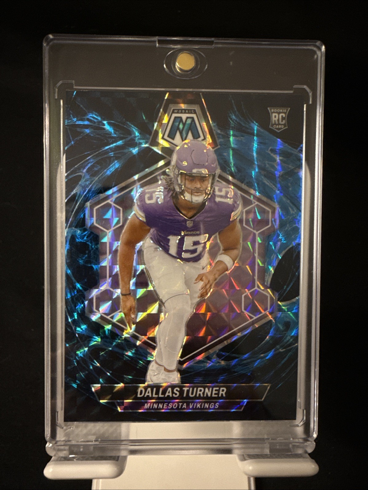 2024 Panini Mosaic Dallas Turner Genesis Rookies CASE HIT #317 Mosaic Prizm (RC)
