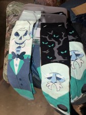 Disney Parks Haunted Mansion Socks~Hitchhiking Ghosts Socks~Gus~Ezra~Phineas