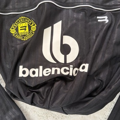 Balenciaga Soccer Hood Scarf in Black BNWT Small | eBay