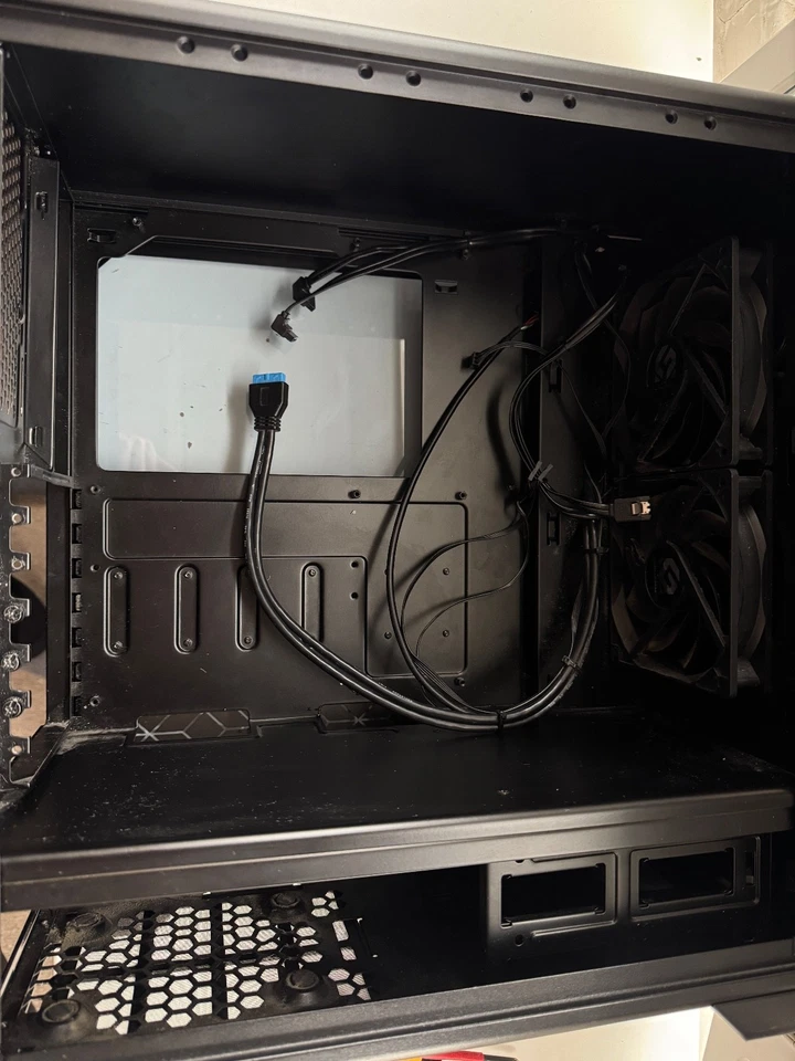 PC Case Midi-Tower Case - Black glass sides  - Image 2 of 4