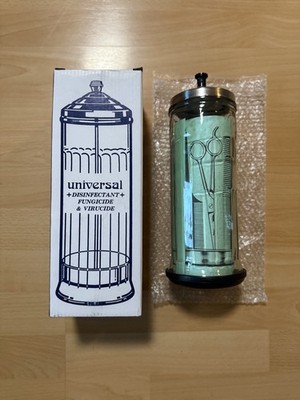 King Research Barbicide Disinfecting Jar for Salon Barber Barbershop