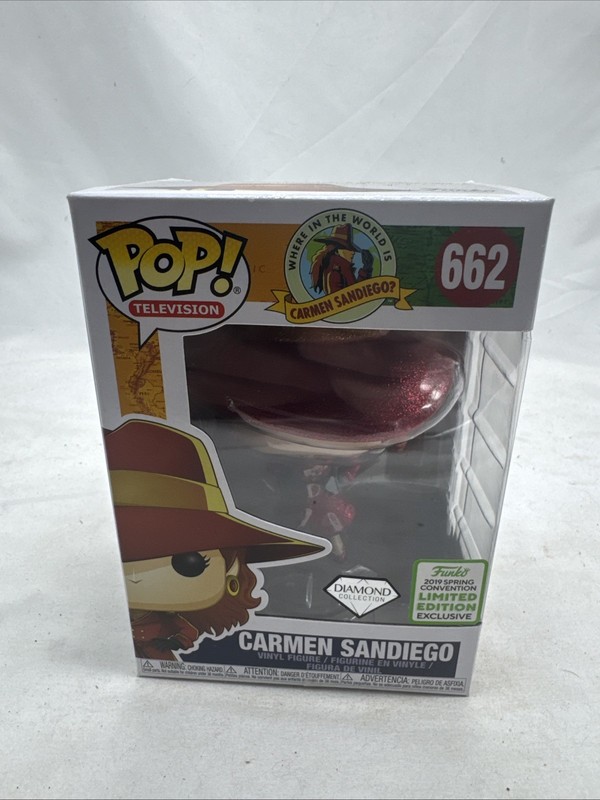 Funko Pop! Vinyl: Carmen Sandiego (Diamond/Glitter) - Emerald City Comic Con 662