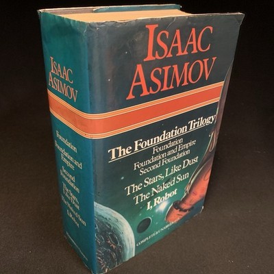 Isaac ASIMOV - The Foundation Trilogy - Hardcover Vintage Misprint Edition 1982