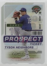 2024 Panini Prospect Edition Ticket Stub Holo Prizm 6/16 Tyson Neighbors 16wc