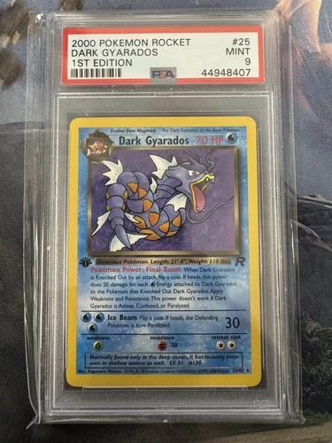 2000 Pokemon Rocket 1st Edition 25 Dark Gyarados PSA 9 44948407 Graded Pokemon C