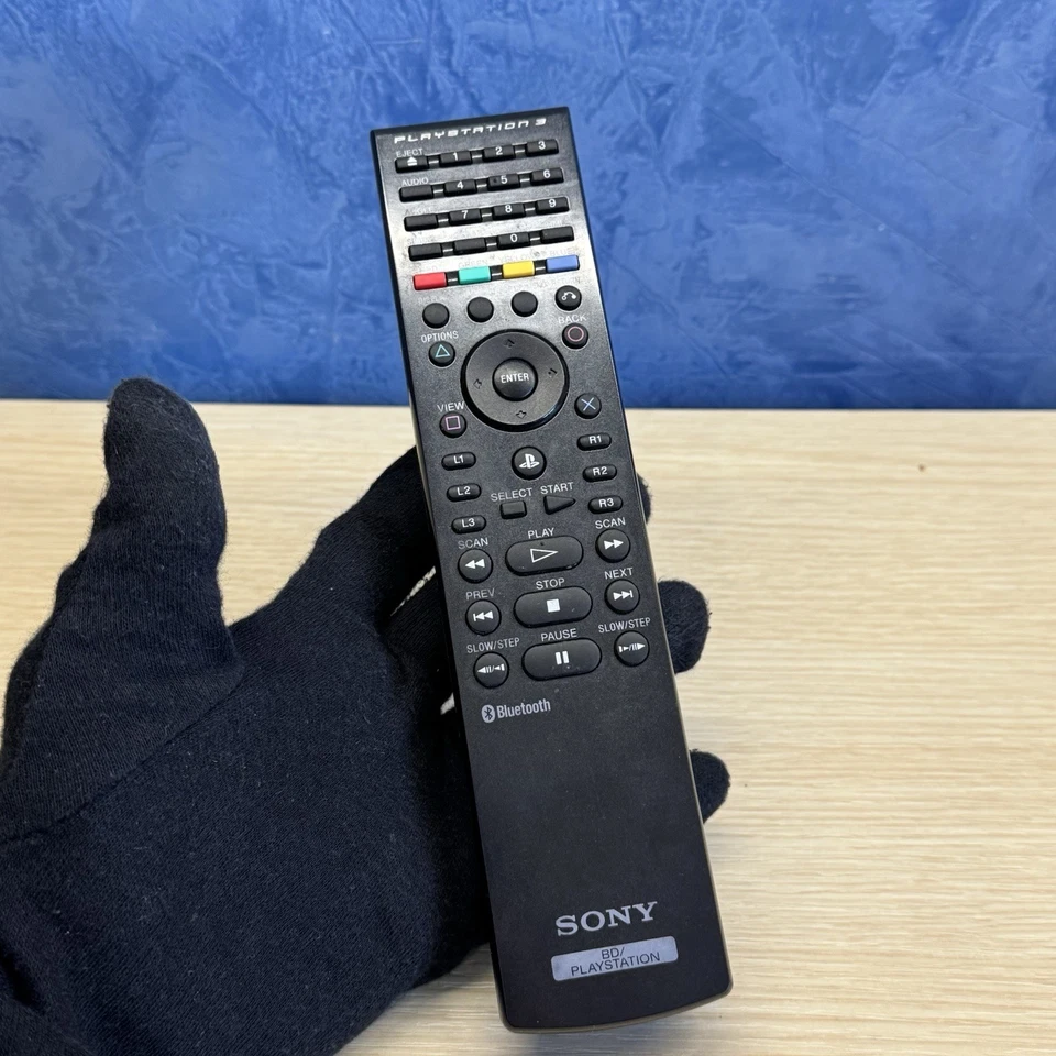 Telecomando PS3 Sony Playstation 3 Originale Remote Controller Blu Ray e manuale - Immagine 3 di 4