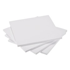 White EVA Foam Sheets 10 x 10 Inch 10mm Thickness for Crafts DIY Projects 4 Pcs