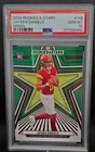 Panini 2024 Rookies & Stars Jayden Daniels #148 Green PSA 10!!!