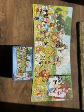Disney Friends Panorama 3 in 1 Puzzle Tin Box 211 Pieces Total Mickey complete
