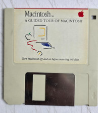 Apple Macintosh Guided Tour Floppy Disk 1984 Original 690-5002-C RARE Vtg