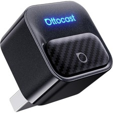 Ottocast Mini Core, 2026 Next-Gen Wireless CarPlay  Android Auto Adapter, WiFi