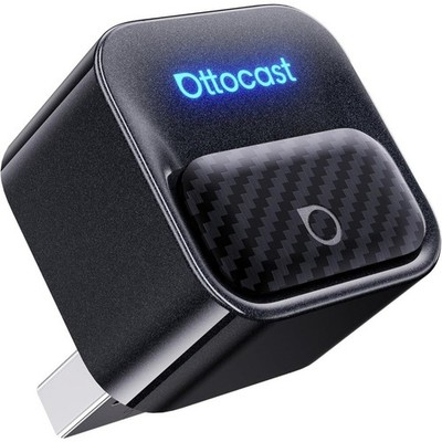 Ottocast Mini Core, 2026 Next-Gen Wireless CarPlay & Android Auto Adapter, WiFi 