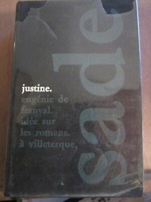 Sade: Justine-Eugénie de Franval-Idee sur les Romans-A Villeterque/ CFL 1961