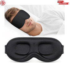 Sleep Mask for Men Women - 100 Blackout Eye Masks for Sleep - 3D Soft Sleeping