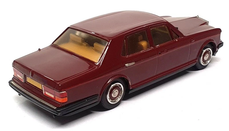 Western Models 1/43 Scale 131124J - Rolls Royce Silver Spirit - Maroon - Image 3 of 4