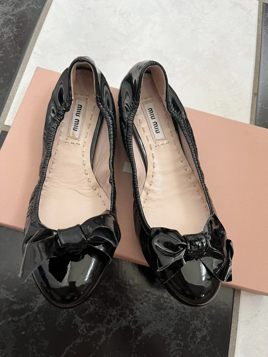 Miu Miu Patent Leather Casual Flats for Women for sale | eBay